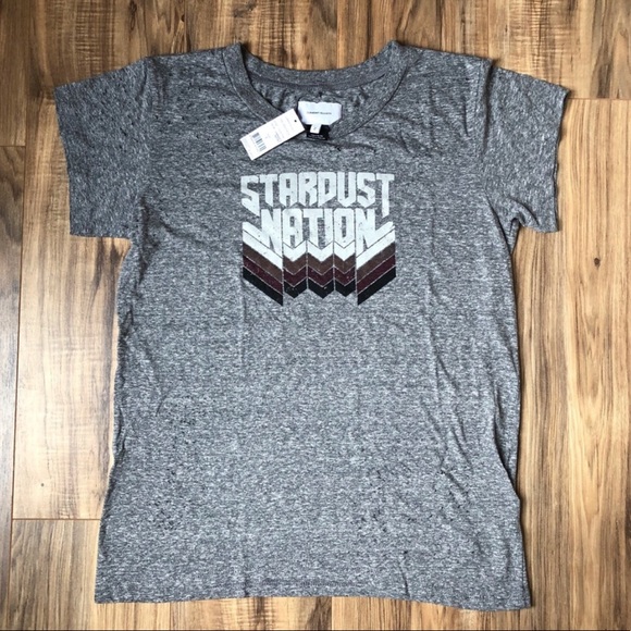 Current/Elliott Tops - Current/Elliott Crew Neck Stardust X Destroy Tee